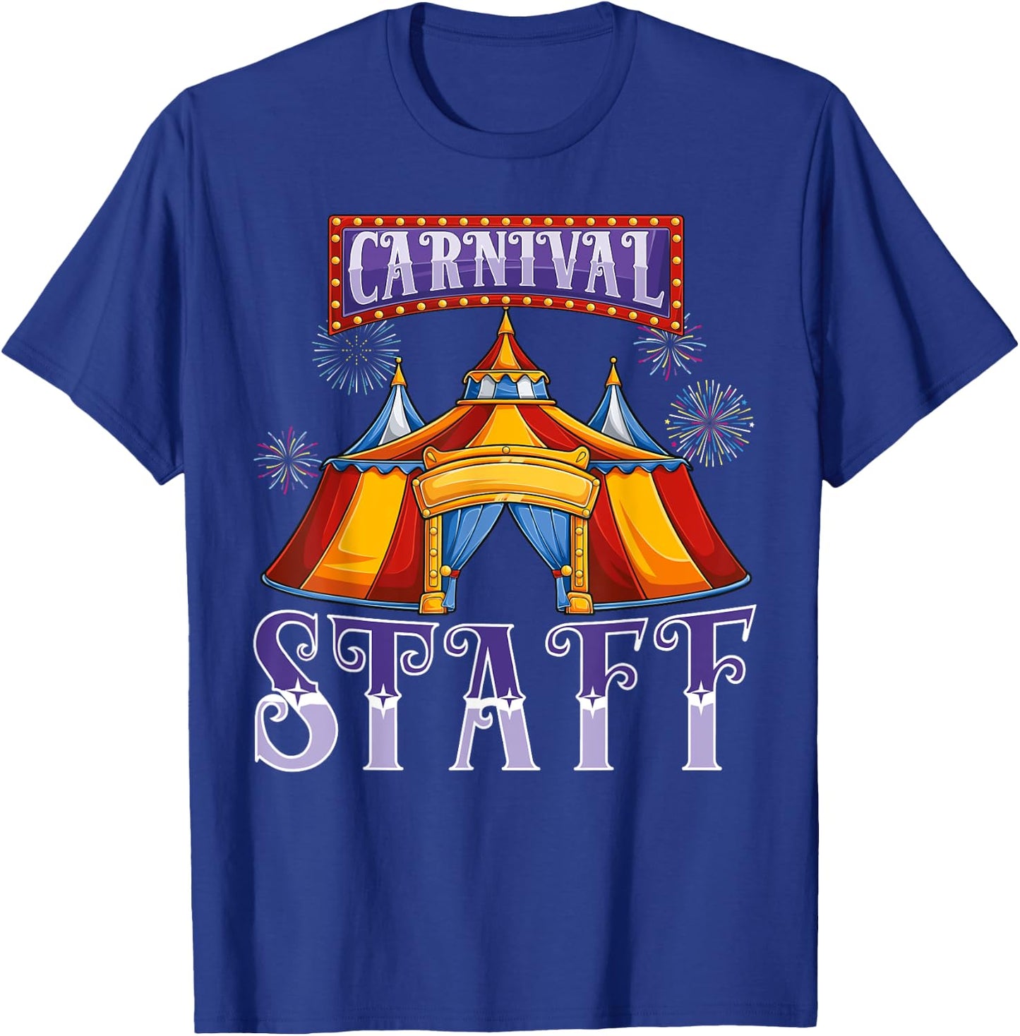 Carnival staff Circus event squad Crew birthday Party kids T-Shirt - T-Shirt | Royal