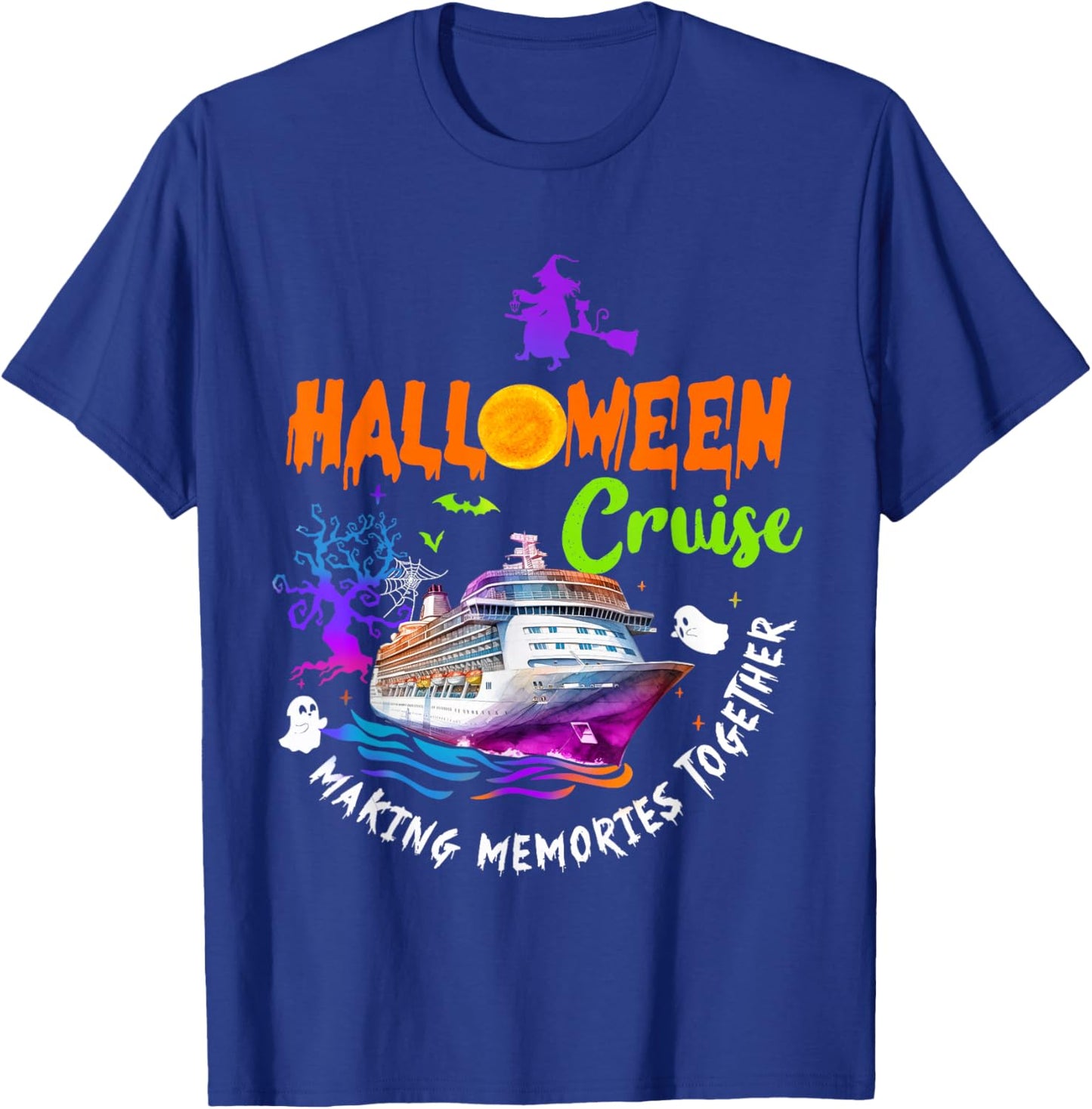 Halloween Cruise Making Memories Together Halloween Spooky T-Shirt - T-Shirt | Royal