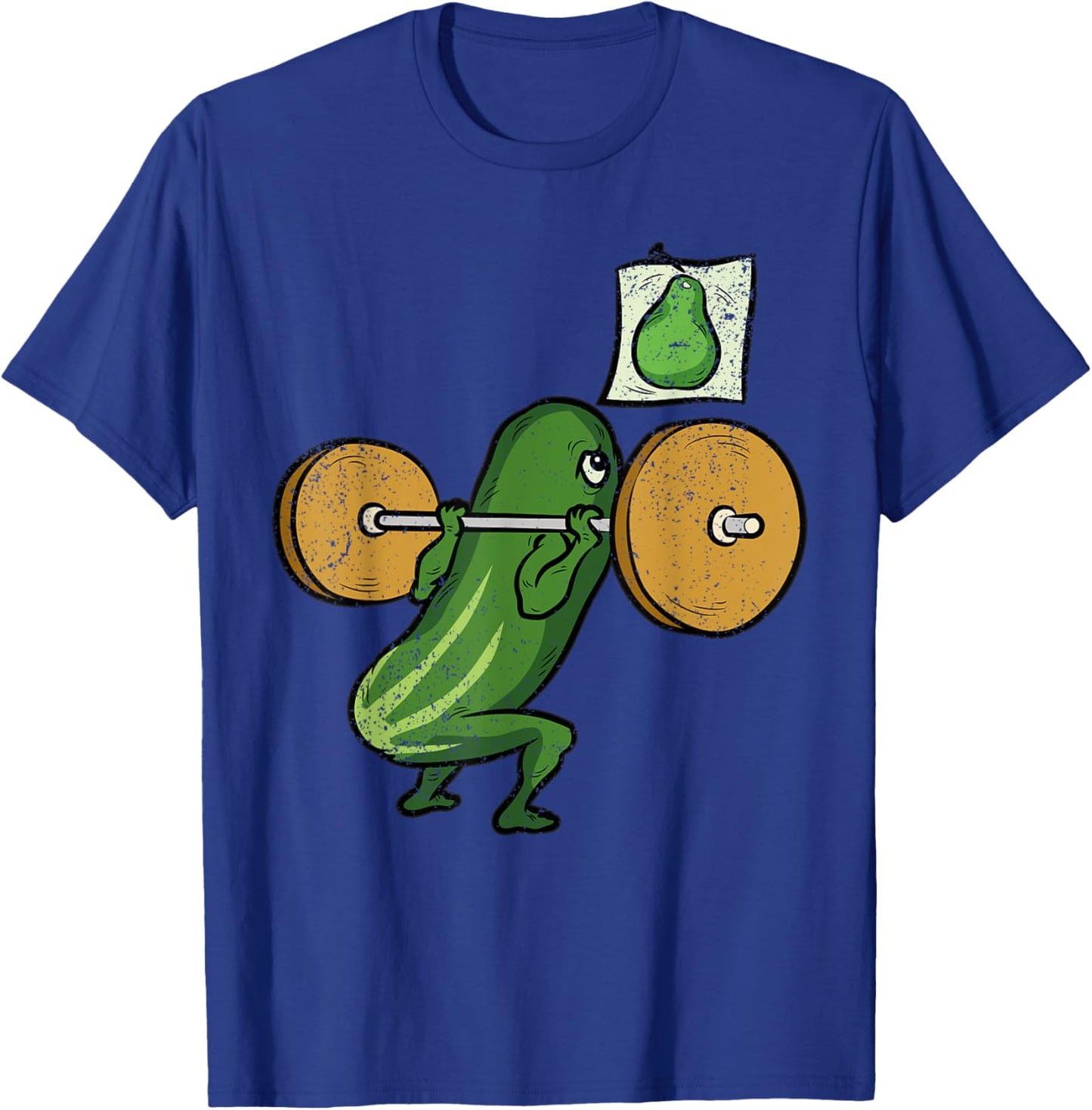 Cucumber Squat Halloween Funny Gym Workout Men Women Kids T-Shirt - T-Shirt | Royal