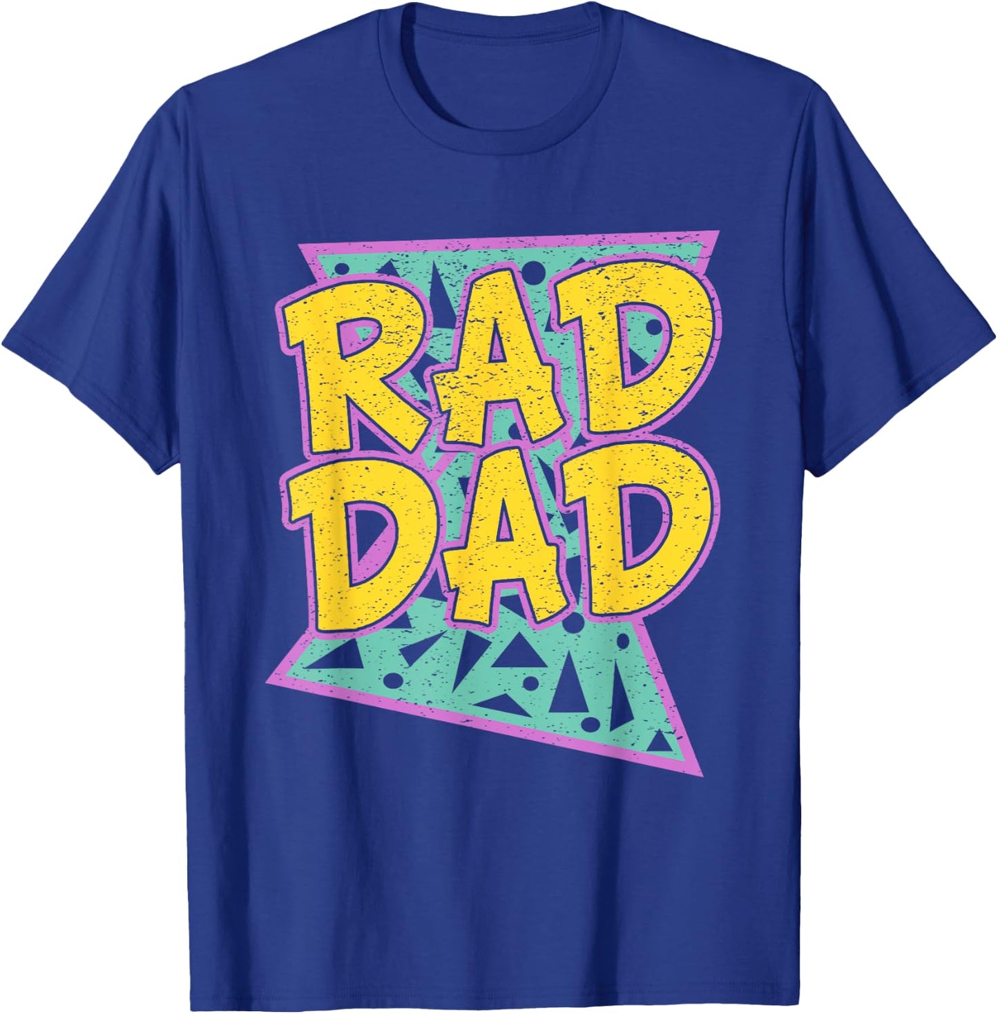Father's Day Gift Daddy Rad Dad Shirt T-Shirt - T-Shirt | Royal
