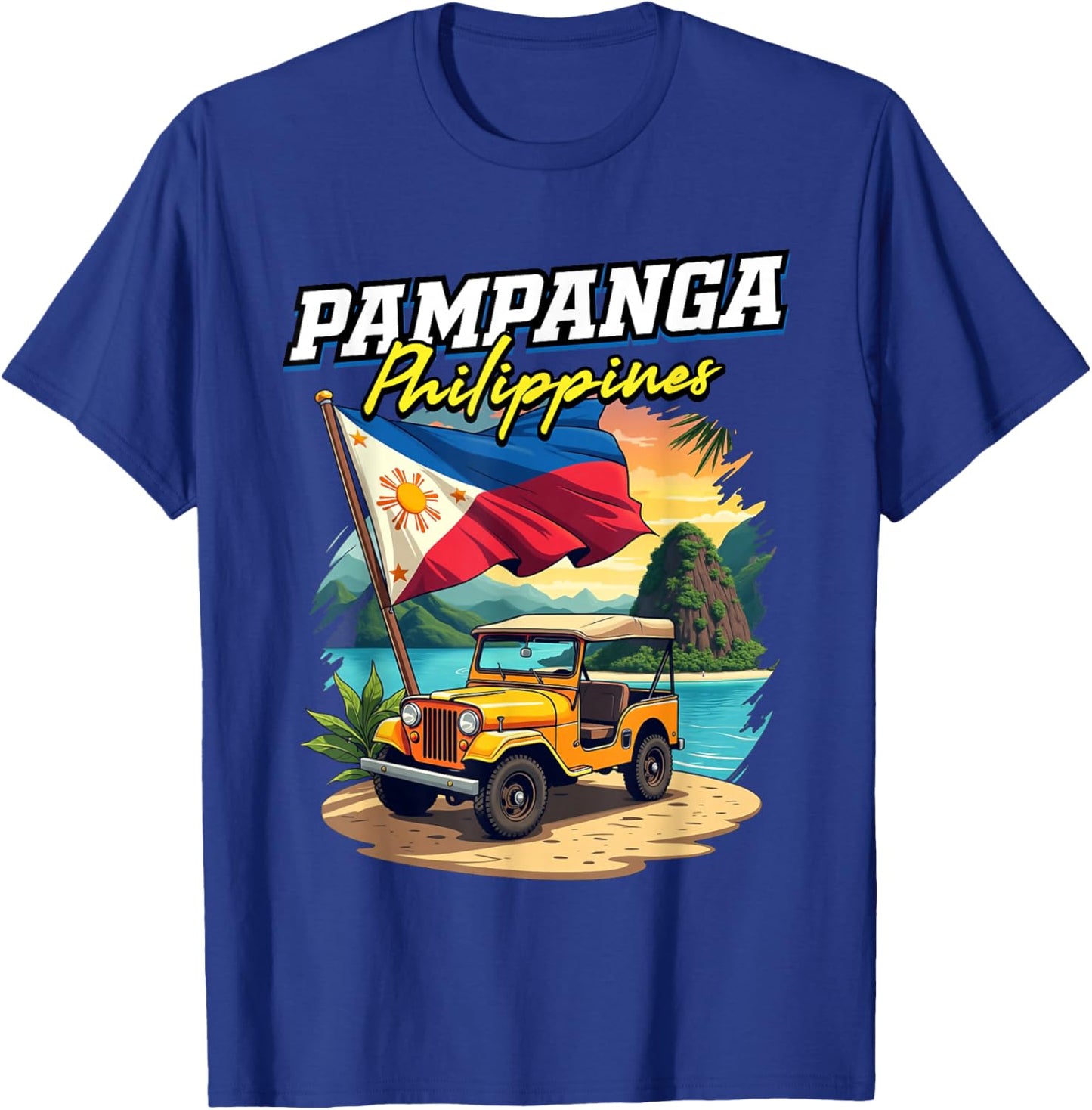 Pampanga Philippines Travel Vacation Filipino Souvenir T-Shirt - T-Shirt | Royal