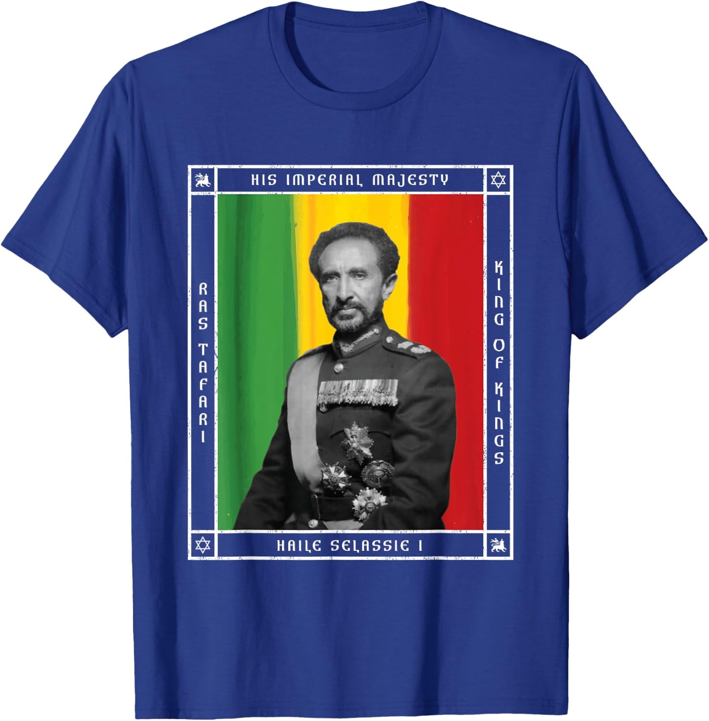His Imperial Majesty Haile Selassie I T-Shirt - T-Shirt | Royal