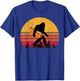 Bigfoot & Men Hot Dog T-Shirt - T-Shirt | Royal