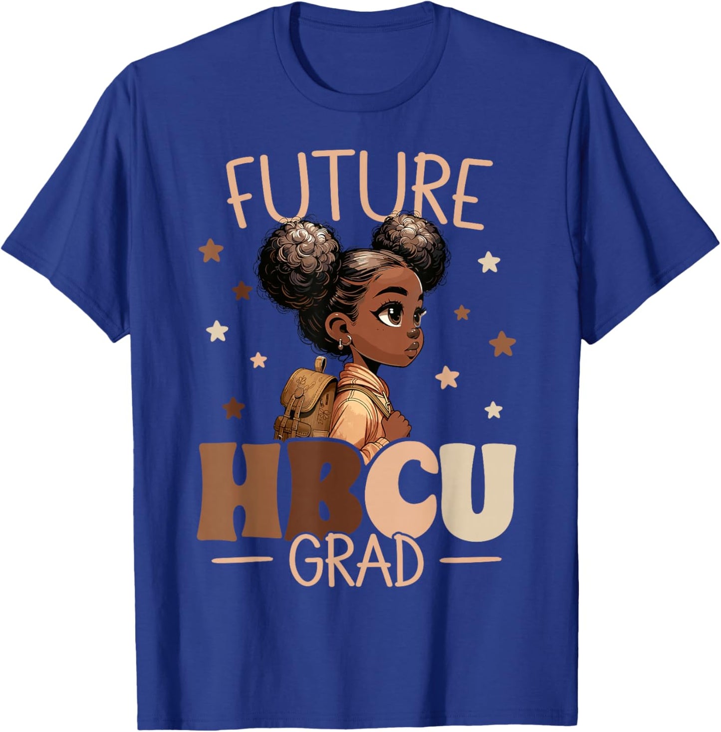 Future HBCU Grad Black Girl Graduation HBCU T-Shirt - T-Shirt | Royal
