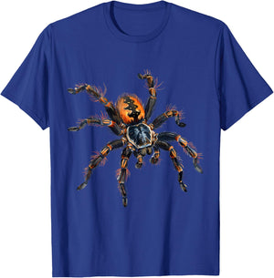 Spider drawing tarantula wildlife drawing animal art art artwork , Black, S T-Shirt - T-Shirt | Royal