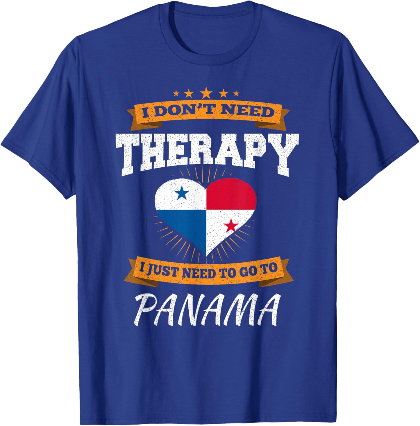 Panamanian Flag I Panama Flag I Vacation Panama T-Shirt - T-Shirt | Royal