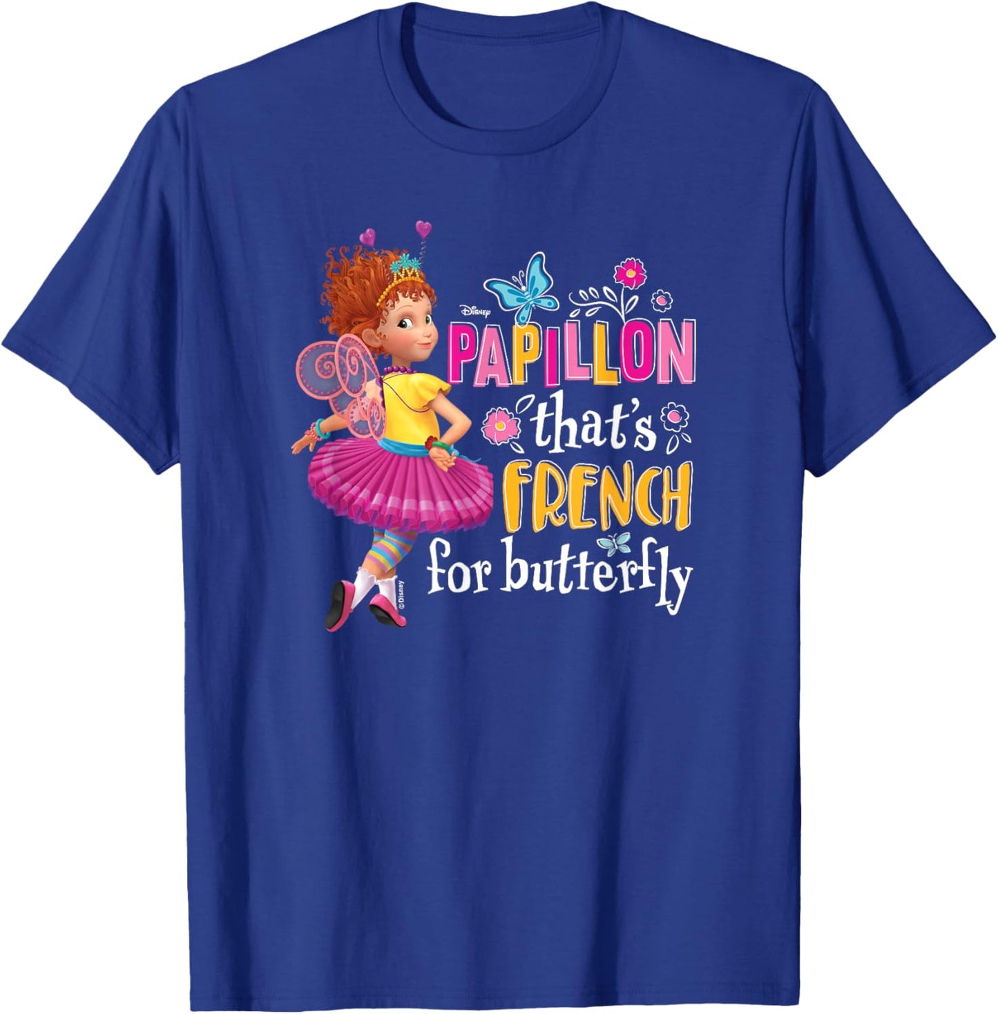 Fancy Nancy - Papillon That's French for Butterfly T-Shirt - T-Shirt | Royal