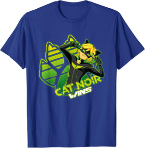 Miraculous Ladybug - Gamer Collection - Cat Noir Wins T-Shirt - T-Shirt | Royal