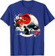 Kawaii Cat Anime Japanese Retro Men Women Kids Funny Cat T-Shirt - T-Shirt | Royal