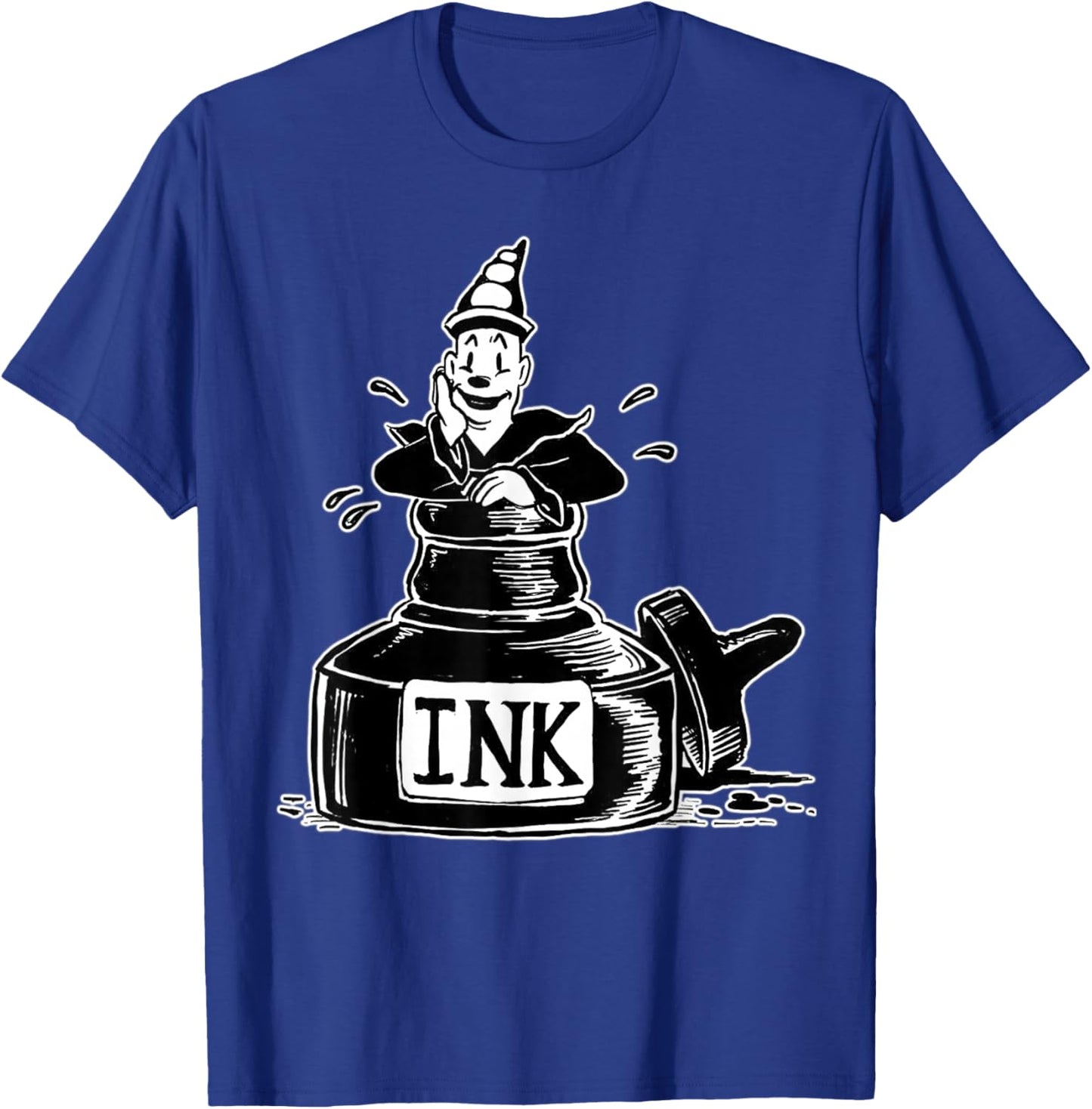 Urban Empyre Koko the Clown Inkwell T-Shirt - T-Shirt | Royal