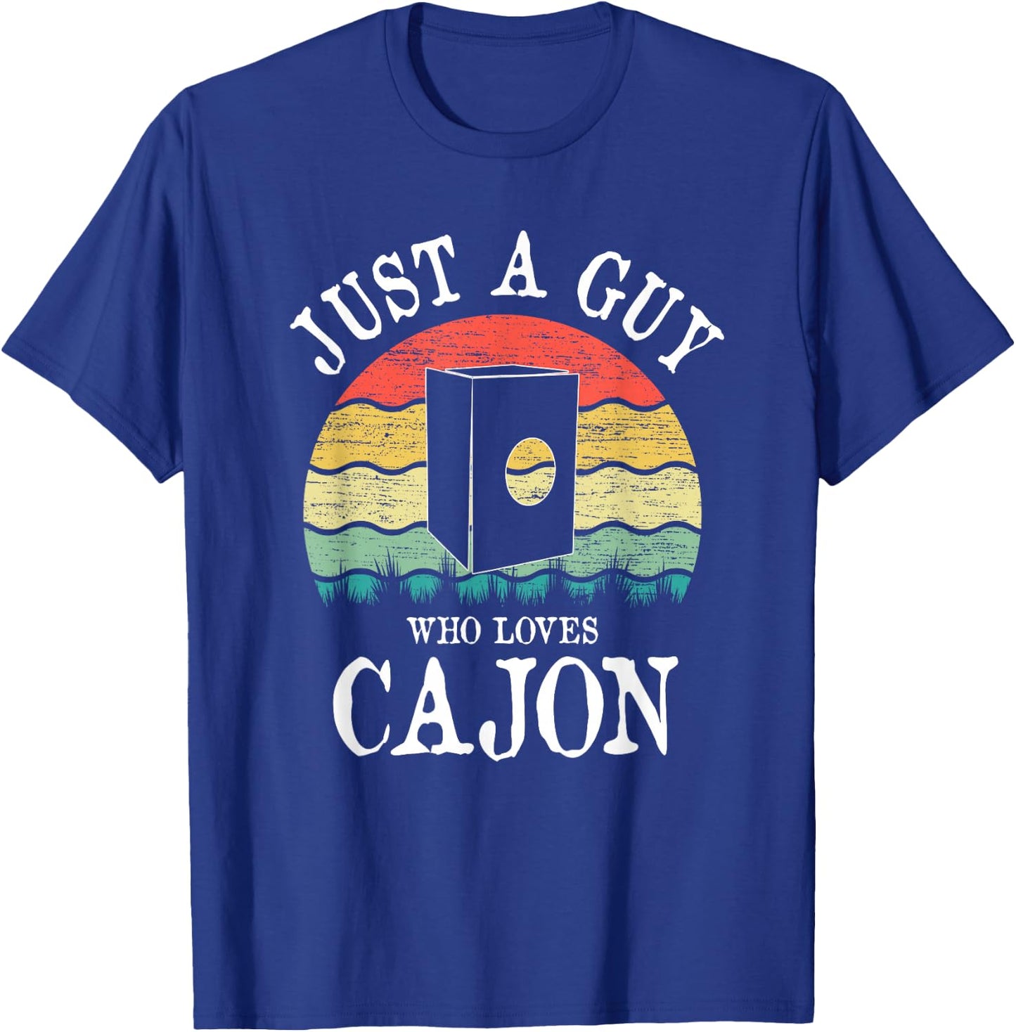 Just A Guy Who Loves Cajon T-Shirt - T-Shirt | Royal
