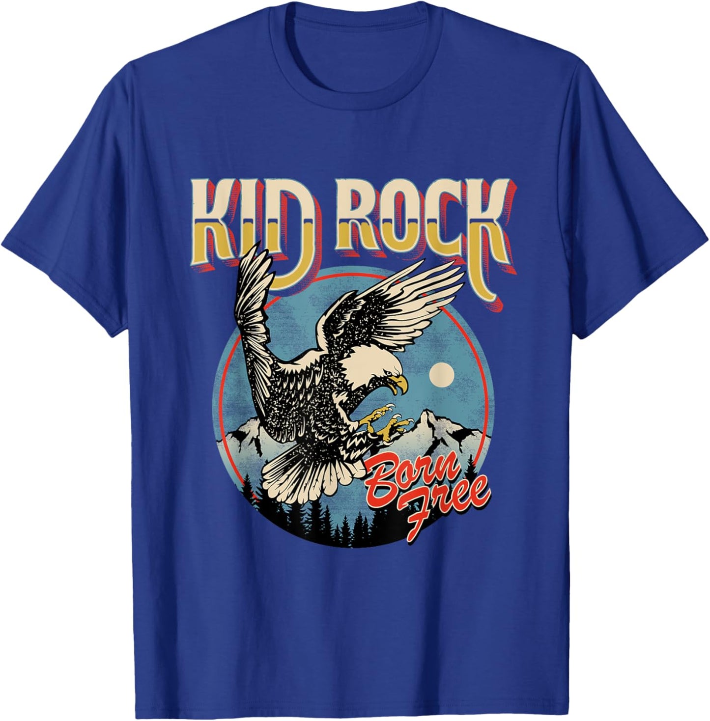 Born Free Eagle T-Shirt - T-Shirt | Royal