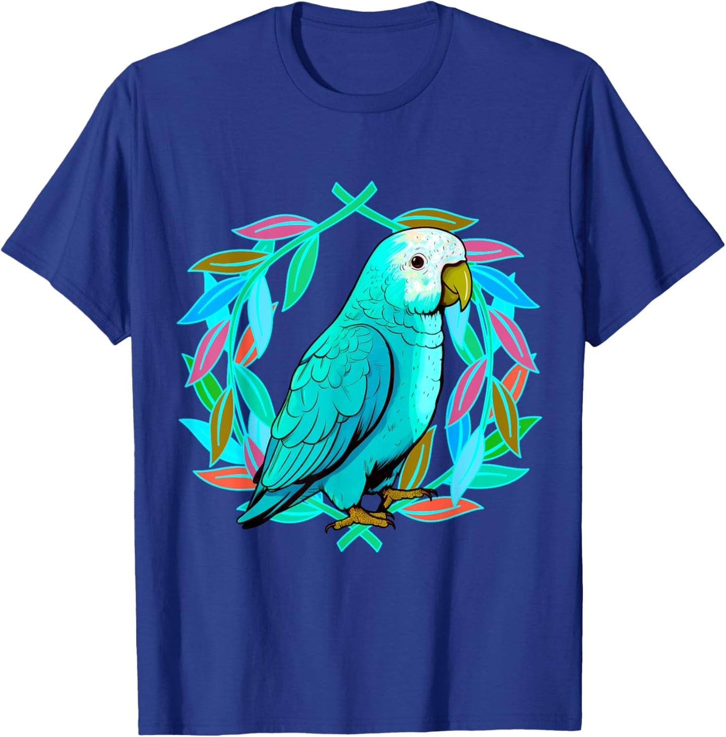 Parrot Parrot Bird Birds Child Children Birthday T-Shirt - T-Shirt | Royal