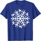 Snowflake Christmas Poodle T-Shirt - T-Shirt | Royal