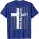 Faith Family & Freedom - Christian USA Cross Flag -ON Back T-Shirt - T-Shirt | Royal