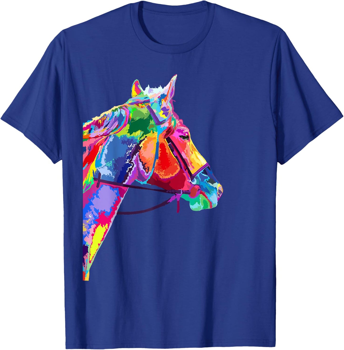 Horse Lover Gifts Equestrian Men HorseBack Riding T-Shirt - T-Shirt | Royal