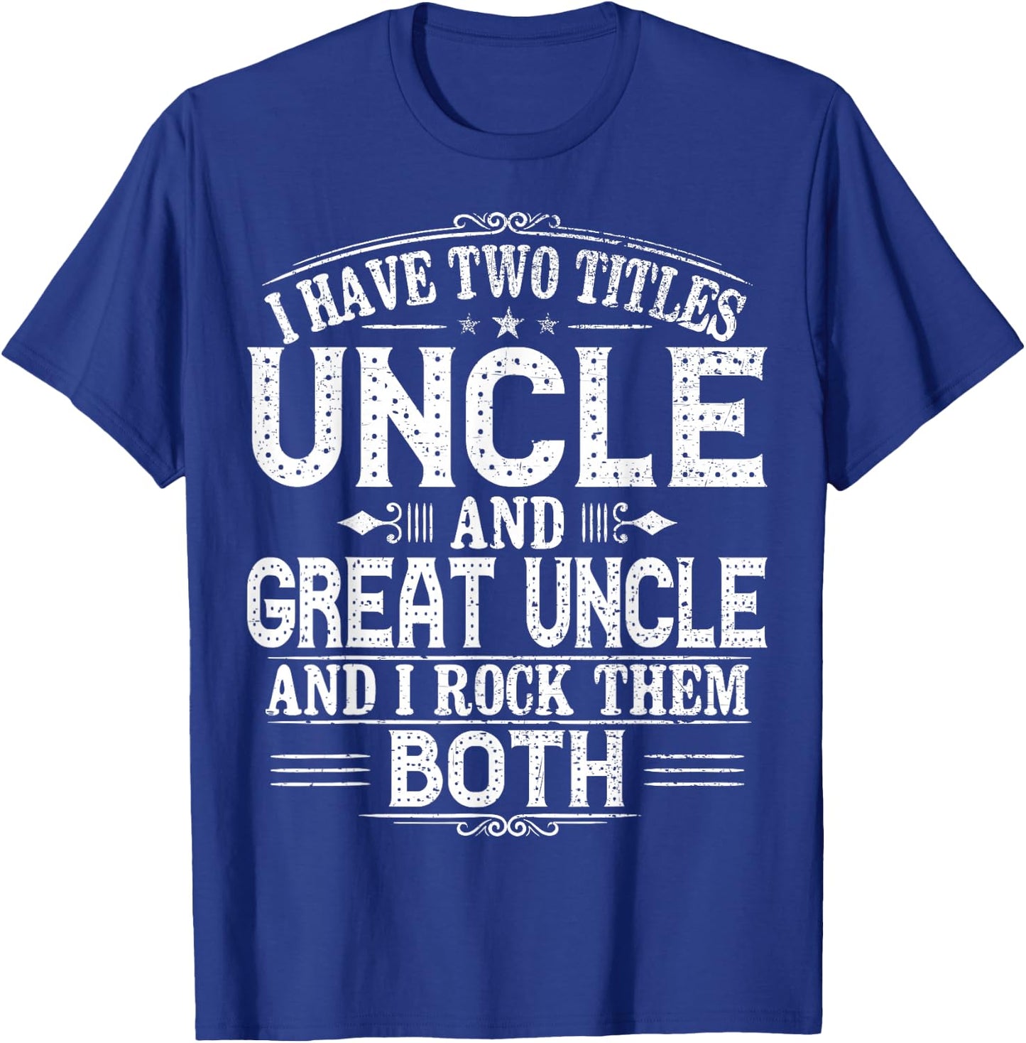 Great Uncle - Gift New Uncle T-Shirt - T-Shirt | Royal