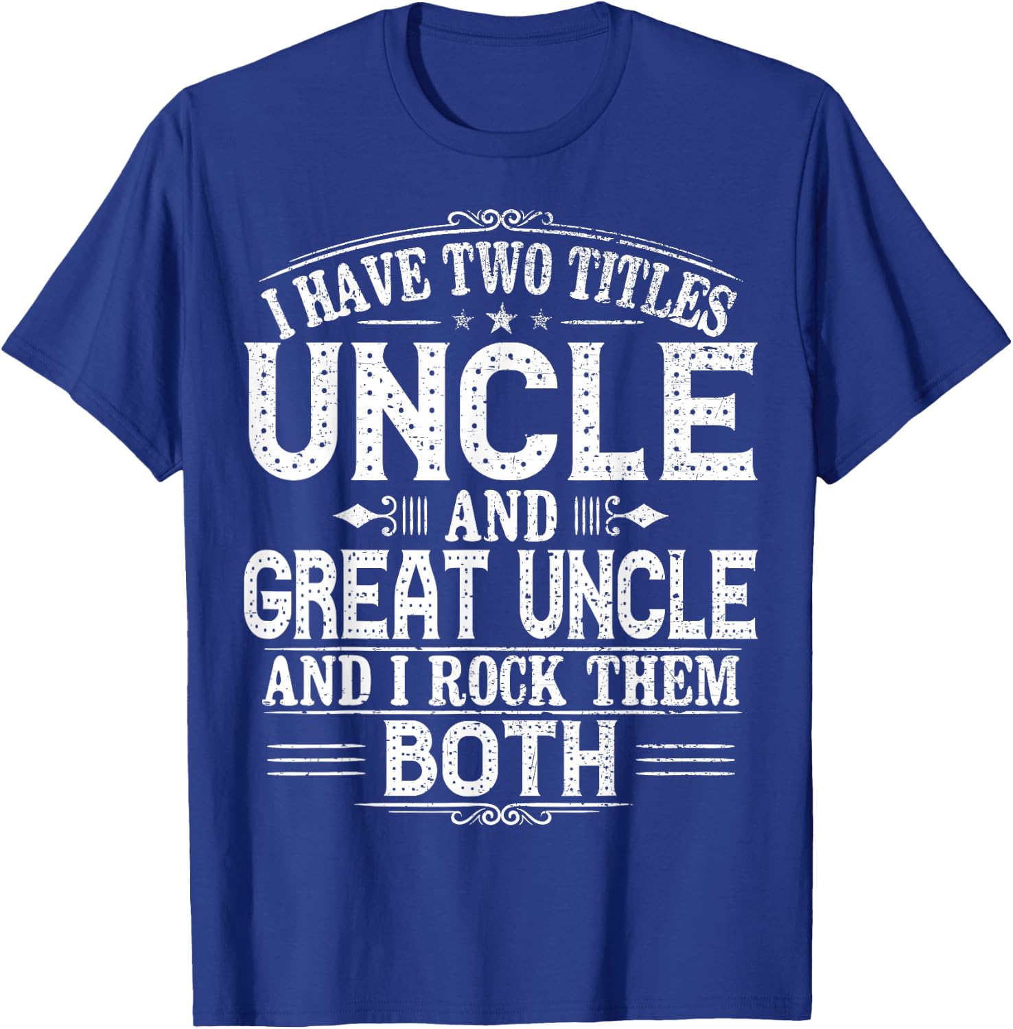 Great Uncle - Gift New Uncle T-Shirt - T-Shirt | Royal