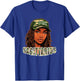 Sagittarius Queen Camo Hat Locs Birthday Black Woman T-Shirt - T-Shirt | Royal