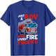Kids Firefighter Toddler Just A Boy Who Loves Fire Trucks T-Shirt - T-Shirt | Royal