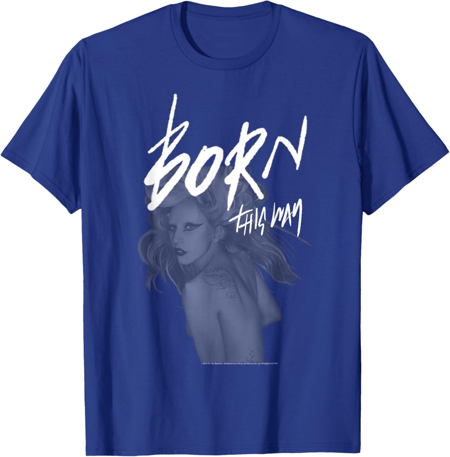 Lady Gaga Born This Way Musik von Bravado T-Shirt - T-Shirt | Royal