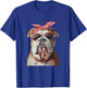 English Bulldog Mom Dad Dog Owner Puppy Women Kids T-Shirt - T-Shirt | Royal