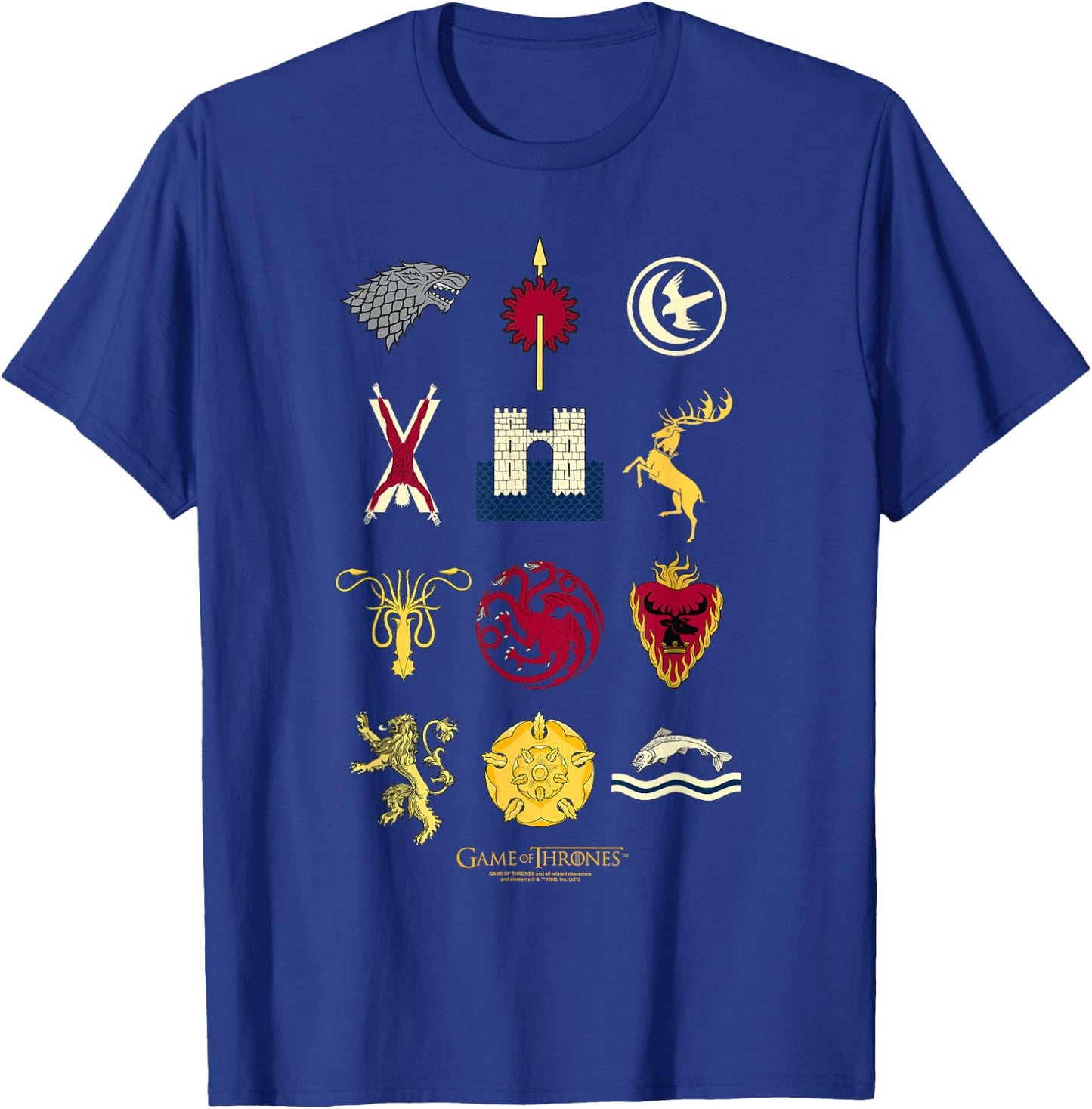Game of Thrones House Sigils T-Shirt - T-Shirt | Royal