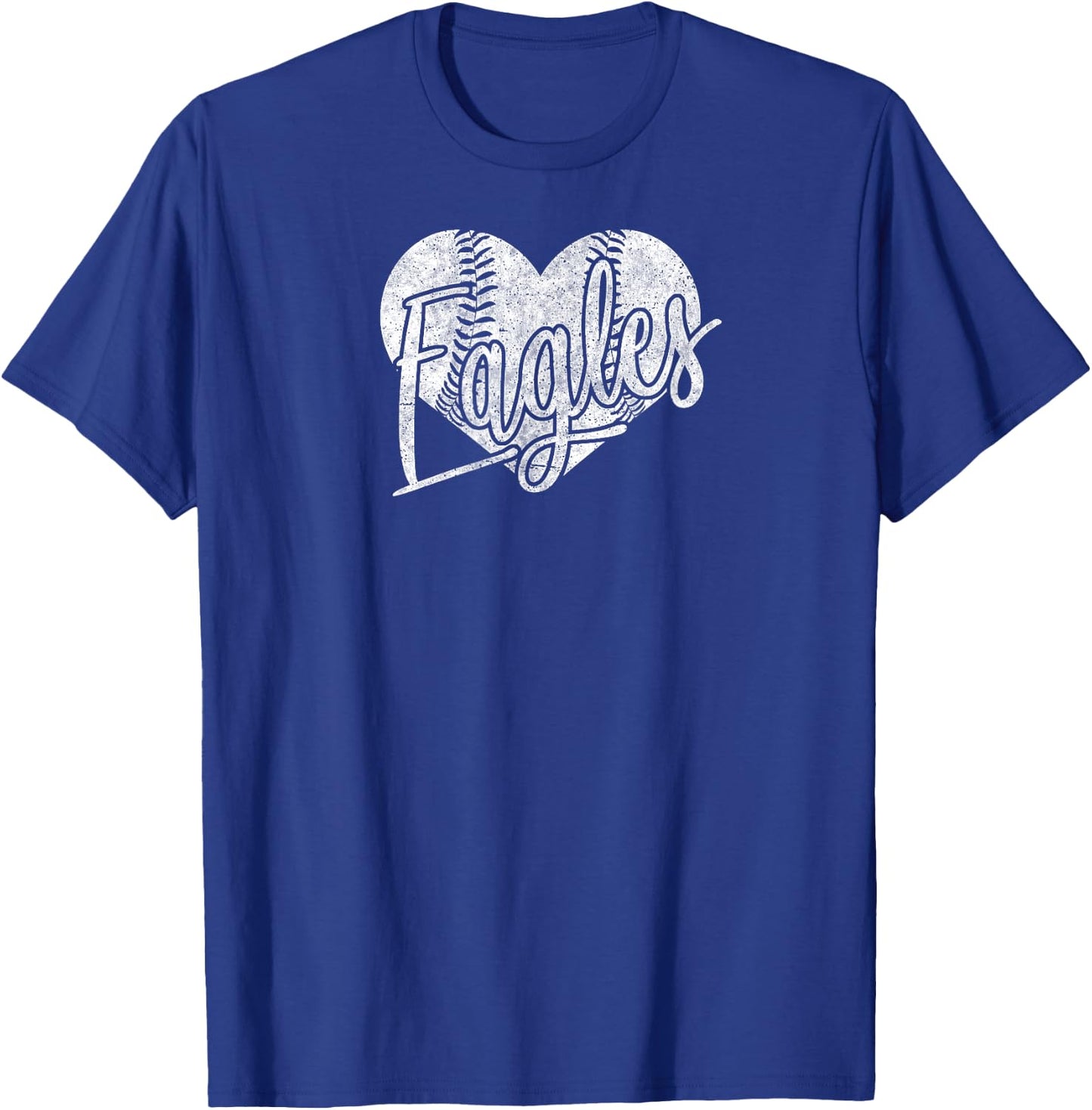 Eagles Baseball Softball Shirt High School Team Mascot Mom G T-Shirt - T-Shirt | Royal