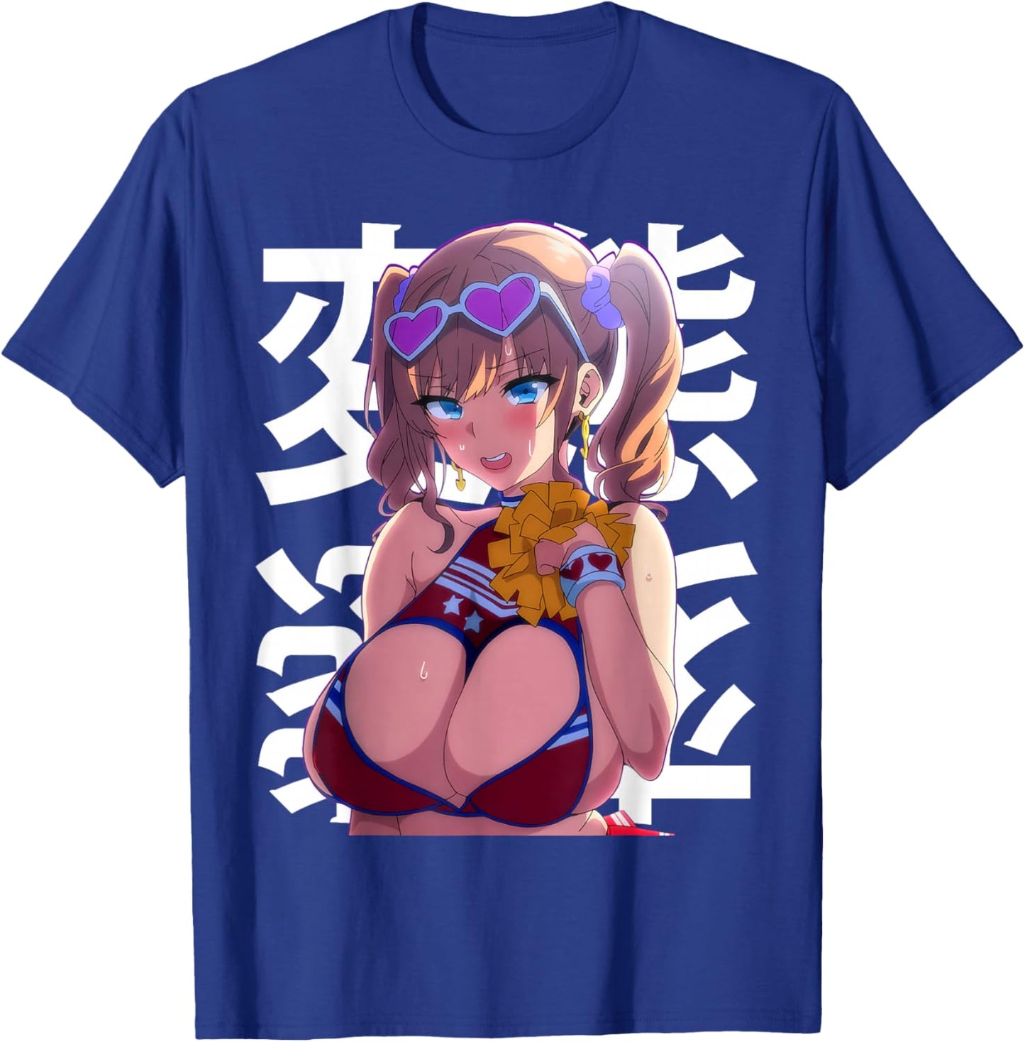 Japanese Netorare Anime Lewd Waifu Otaku Manga T-Shirt - T-Shirt | Royal