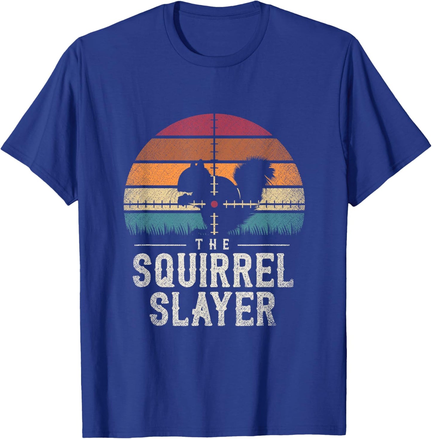 The Squirrel Slayer Squirrel T-Shirt - T-Shirt | Royal