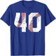 1983 40th Birthday Gift Baseball Softball 40 Years Men Women T-Shirt - T-Shirt | Royal