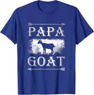 Best Husband Gifts "Papa Goat" Men Shirts T-Shirt - T-Shirt | Royal