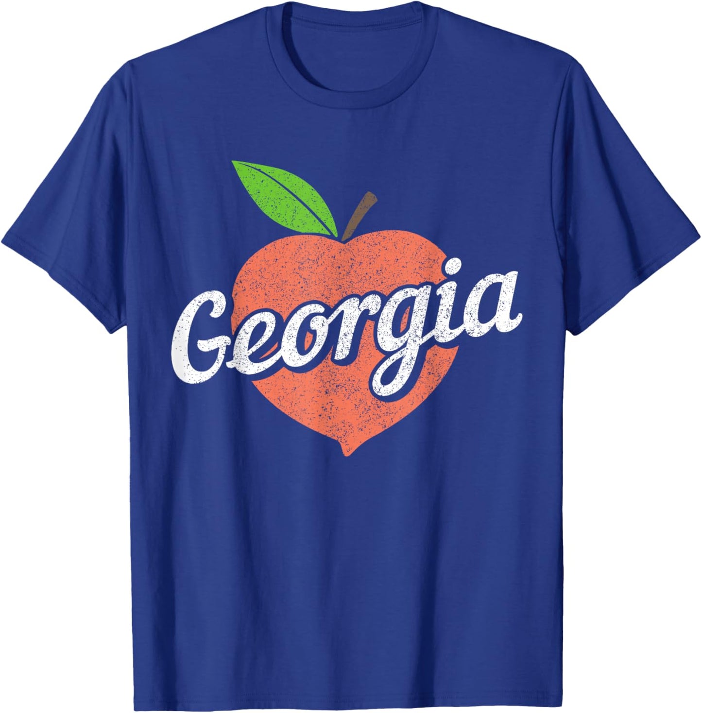 Georgia The Peach State Atlanta Vintage Pride T-Shirt - T-Shirt | Royal