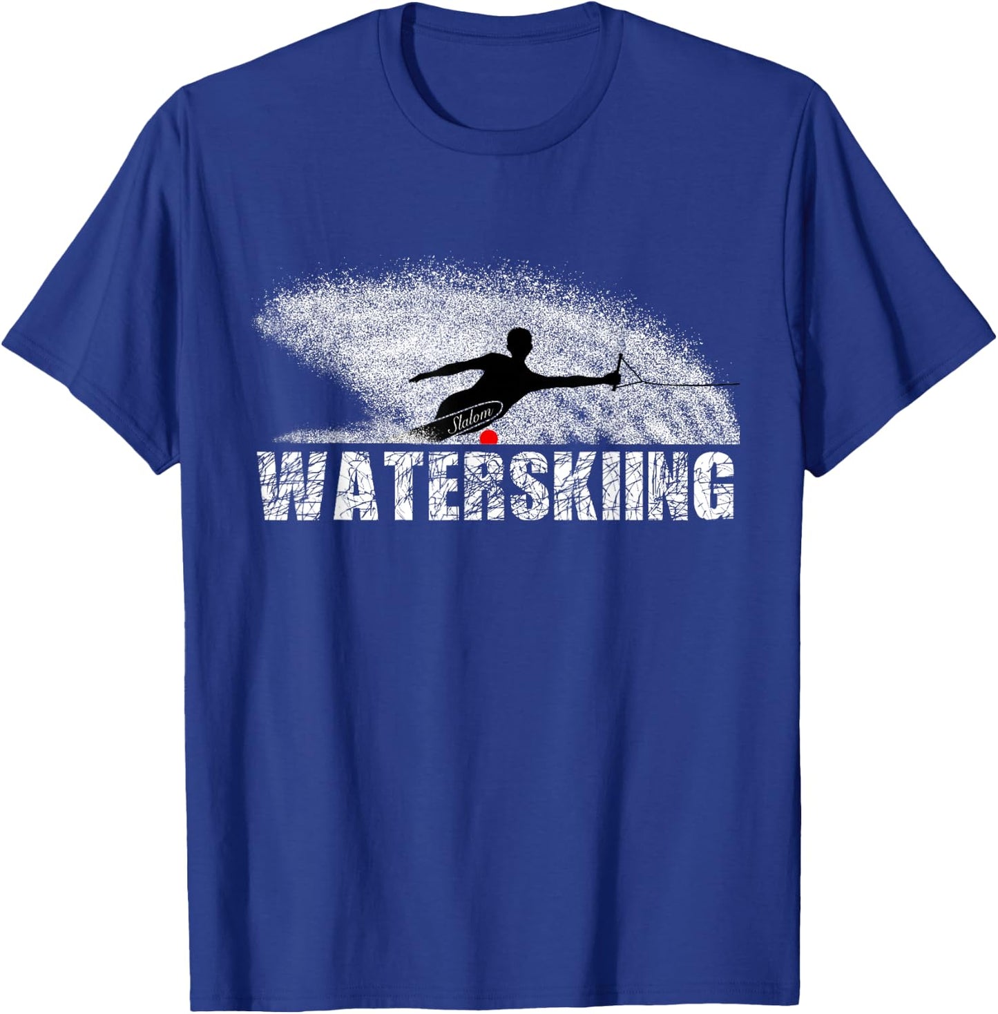 Slalom Water Skier T-Shirt - T-Shirt | Royal
