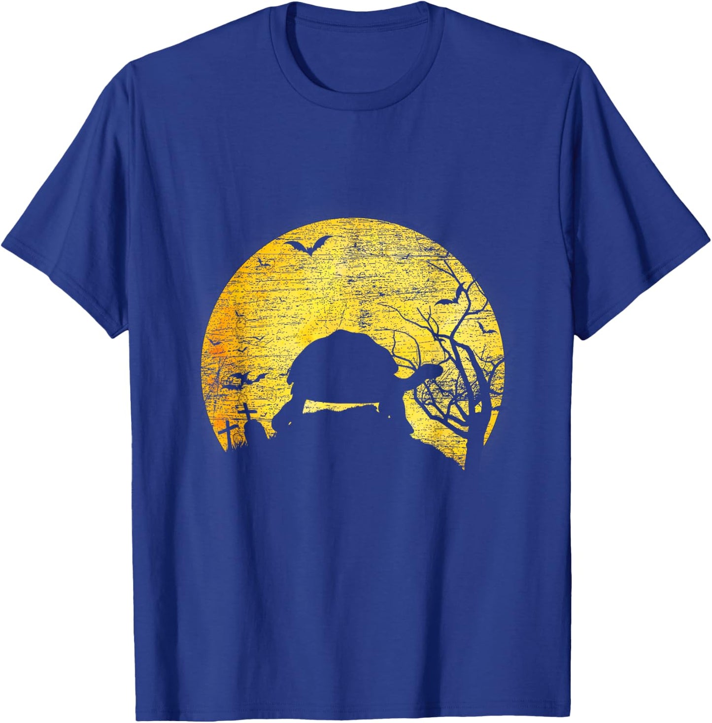Spooky Halloween Costume Sea Animal Zoo Keeper Turtle T-Shirt - T-Shirt | Royal