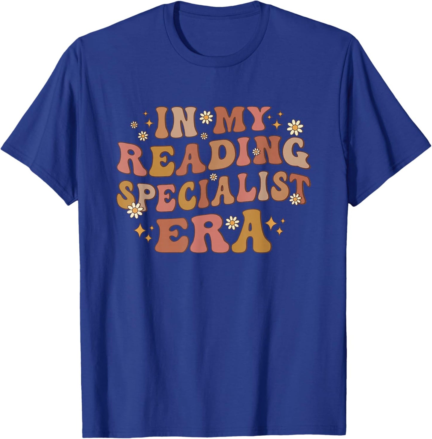 In My Reading Specialist Era T-Shirt - T-Shirt | Royal