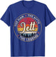 Jett The Man The Myth The Legend Personalized Name T-Shirt - T-Shirt | Royal