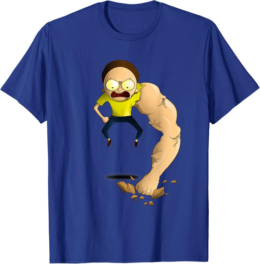 Rick and Morty Shirt Armothy Muscle T-Shirt - T-Shirt | Royal