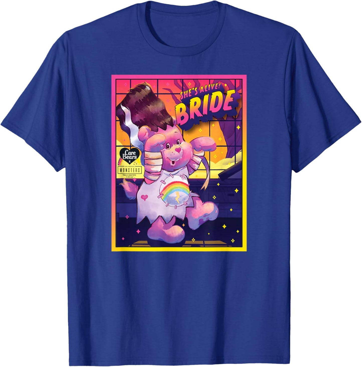 Care Bears x Universal Monsters Cheer Bear Bride T-Shirt - T-Shirt | Royal