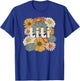 Groovy Titi Auntie Flowers Cute Titi Aunt T-Shirt - T-Shirt | Royal