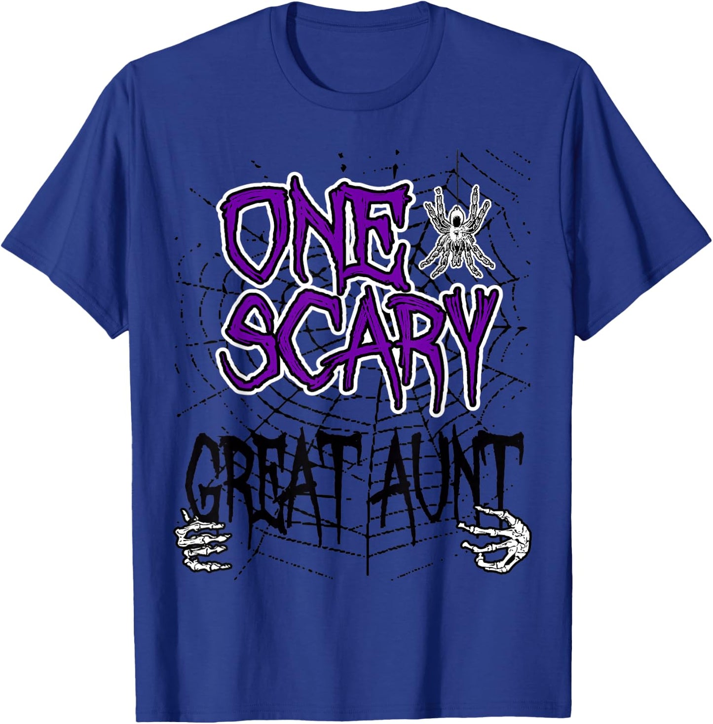 One Scary Great Aunt Matching Family Halloween costume T-Shirt - T-Shirt | Royal