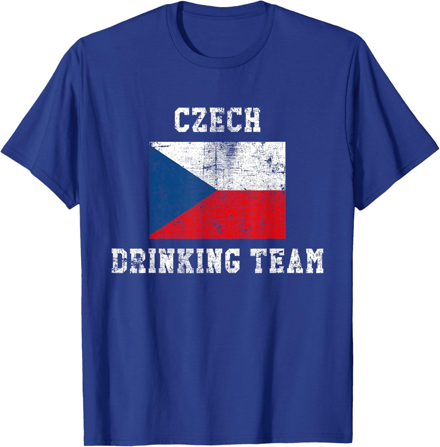 Czech Drinking Team Funny National Pride Gift T-Shirt - T-Shirt | Royal