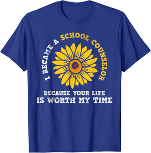 School Counseling T-Shirt - T-Shirt | Royal
