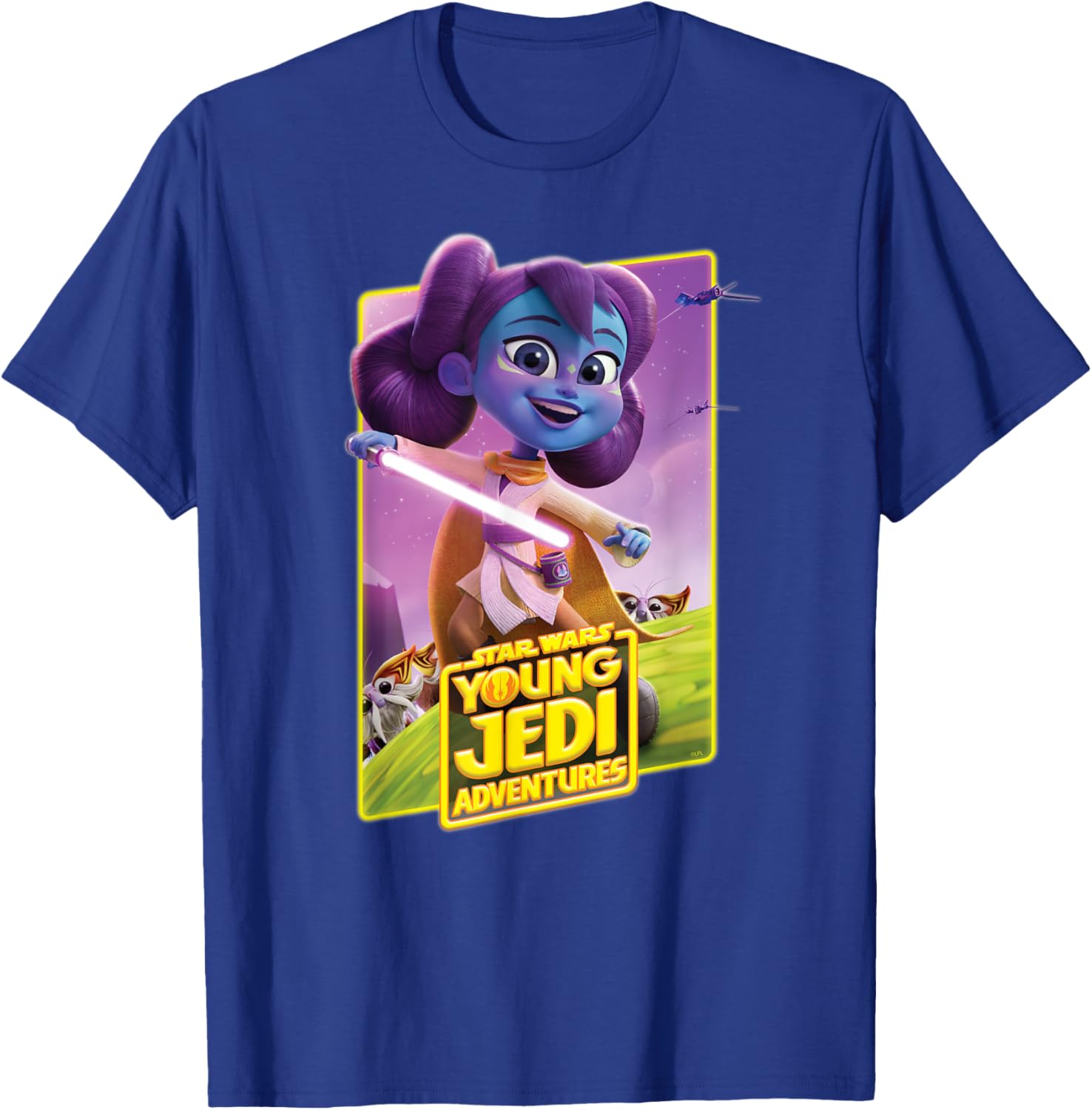 Star Wars Young Jedi Adventures Lys Solay Poster Art T-Shirt - T-Shirt | Royal
