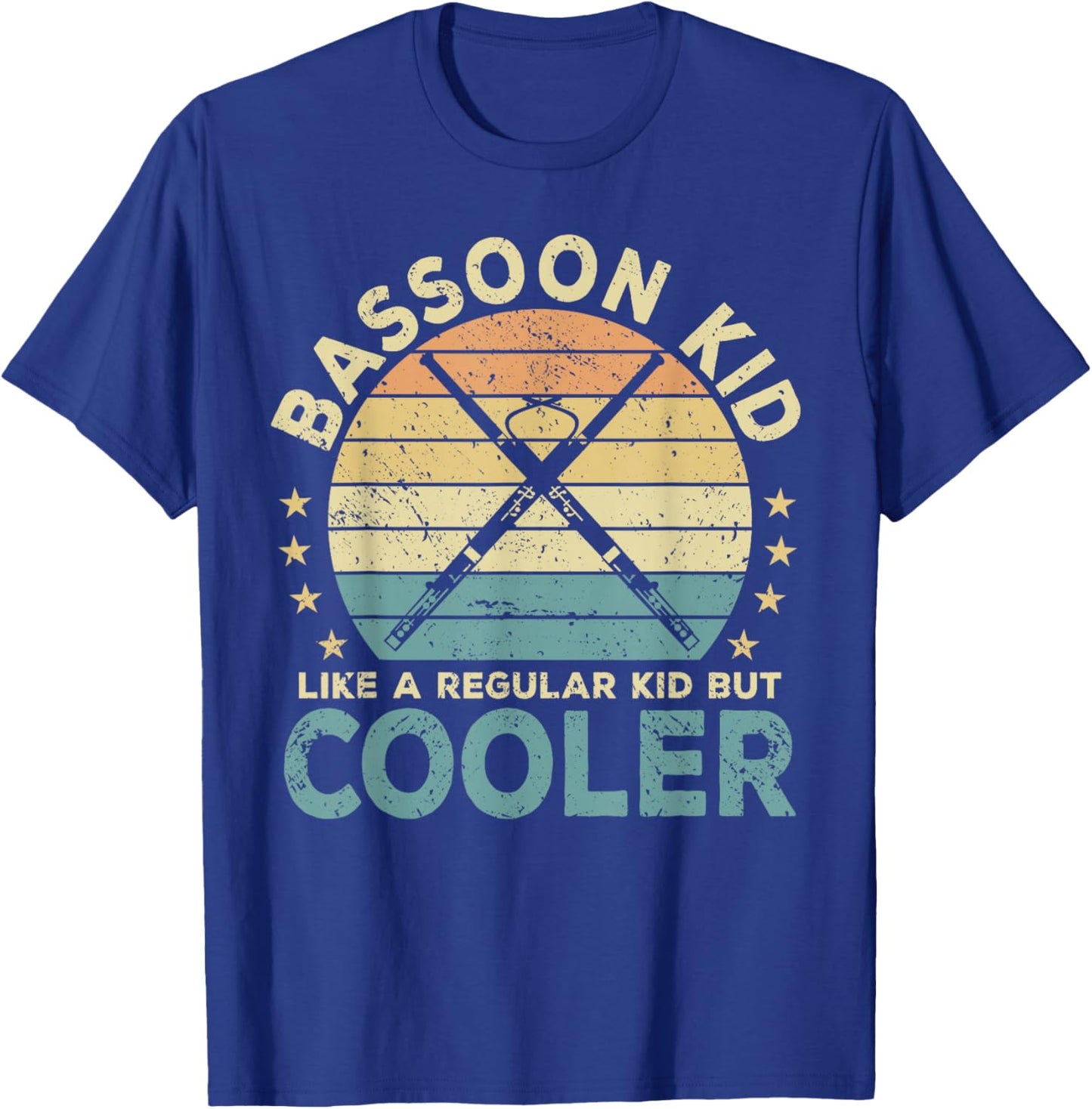 Bassoon Kid Music Funny Musical Instrument , Small, Black T-Shirt - T-Shirt | Royal