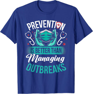 Funny Infection Control Nurse Infection Prevention T-Shirt - T-Shirt | Royal