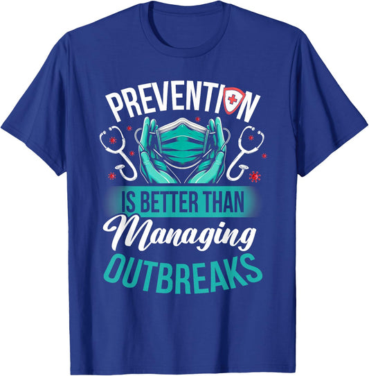 Funny Infection Control Nurse Infection Prevention T-Shirt - T-Shirt | Royal