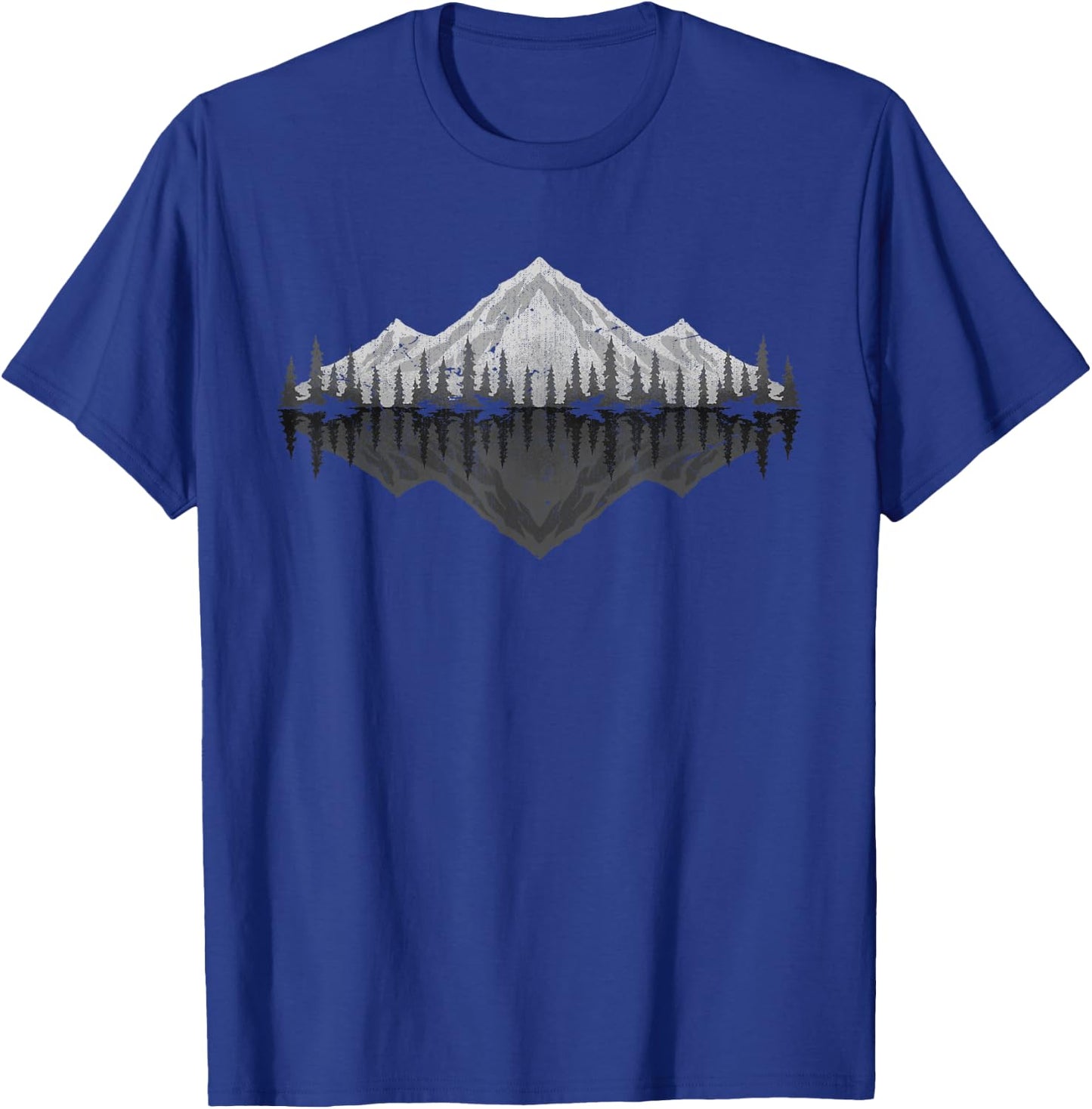 Mountain Hikers Nature Lovers Outdoor Nature Hiking T-Shirt - T-Shirt | Royal
