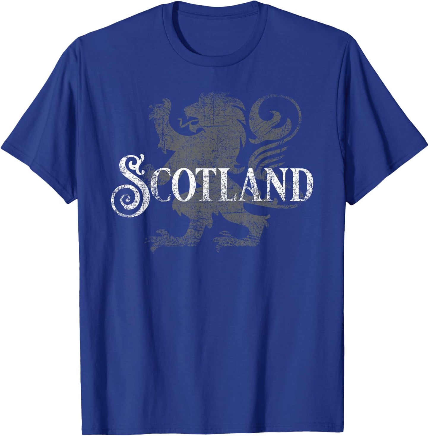 Flag of Scotland Lion Rampant Heraldry Scottish Pride Gift T-Shirt - T-Shirt | Royal