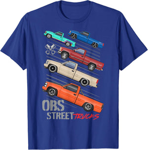 OBS truck 7.3 powerstroke chevys dually T-Shirt - T-Shirt | Royal